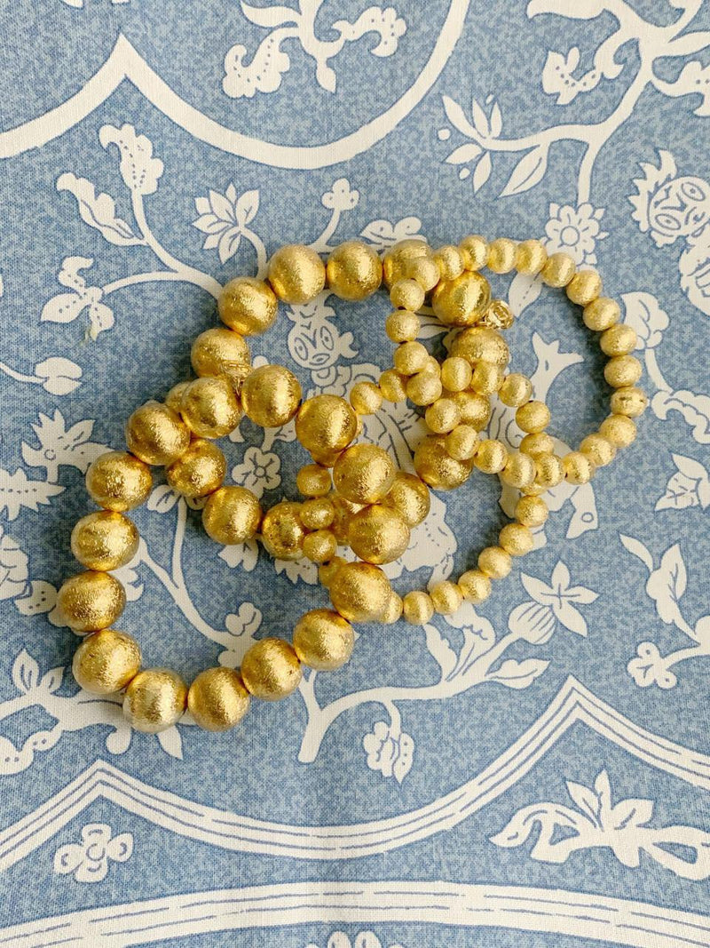 Georgia - Gold Beaded Bracelet
