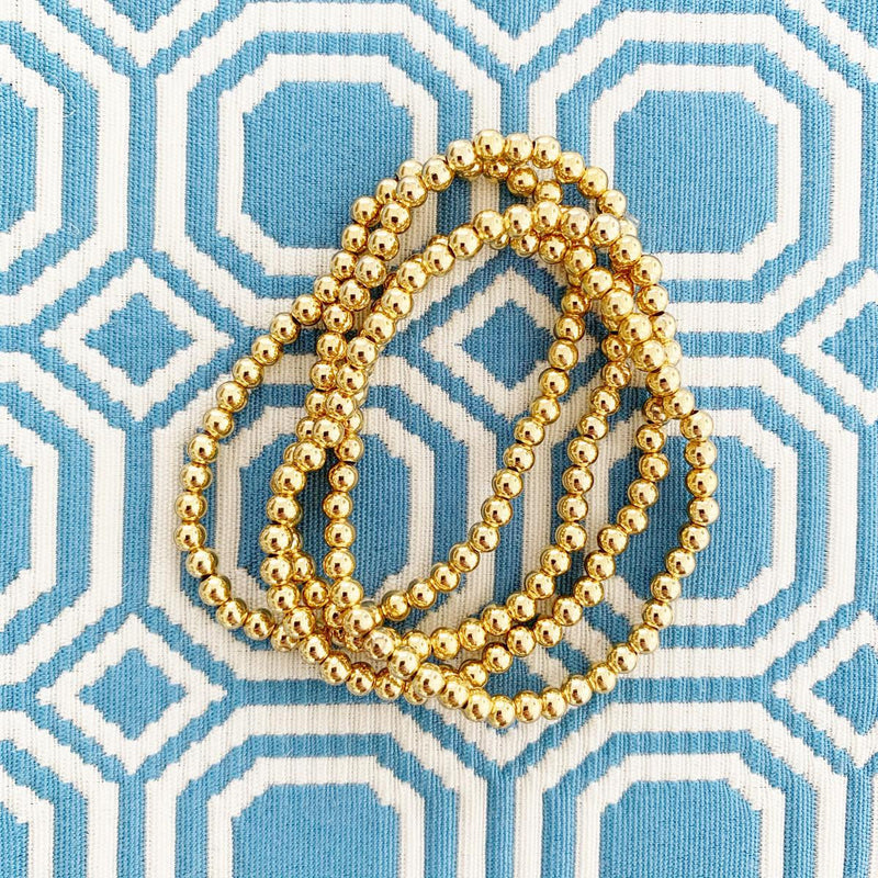 Georgia - Gold Beaded Bracelet