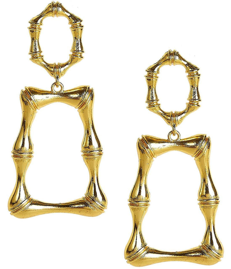 Jordan - Statement Bamboo - Earrings