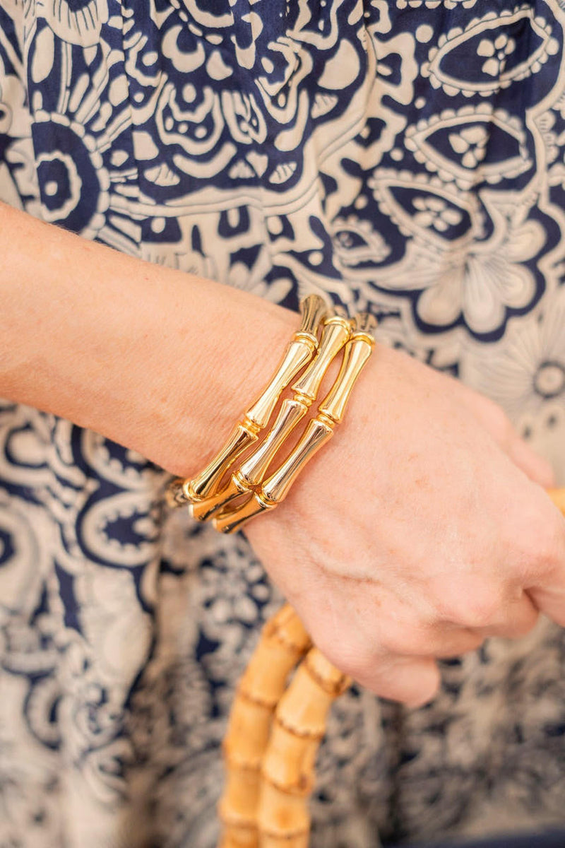 Lucy - Bamboo Acrylic Bracelet