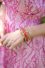 Lucy - Bamboo Acrylic Bracelet