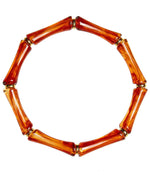 Lucy - Bamboo Acrylic Bracelet
