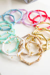 Lucy - Bamboo Acrylic Bracelet