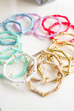 Lucy - Bamboo Acrylic Bracelet