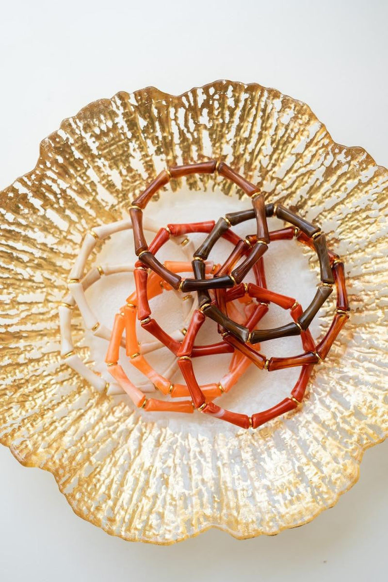 Lucy - Bamboo Acrylic Bracelet