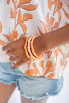 Lucy - Bamboo Acrylic Bracelet