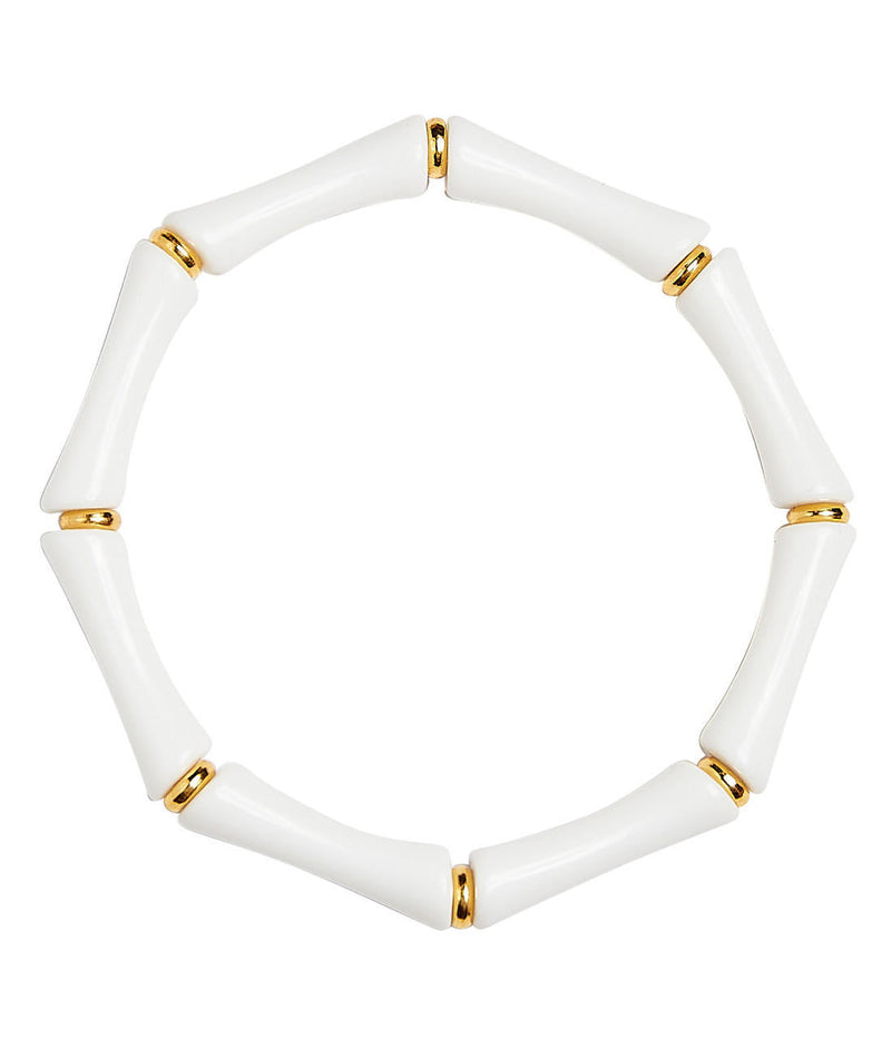 Lucy - Bamboo Acrylic Bracelet