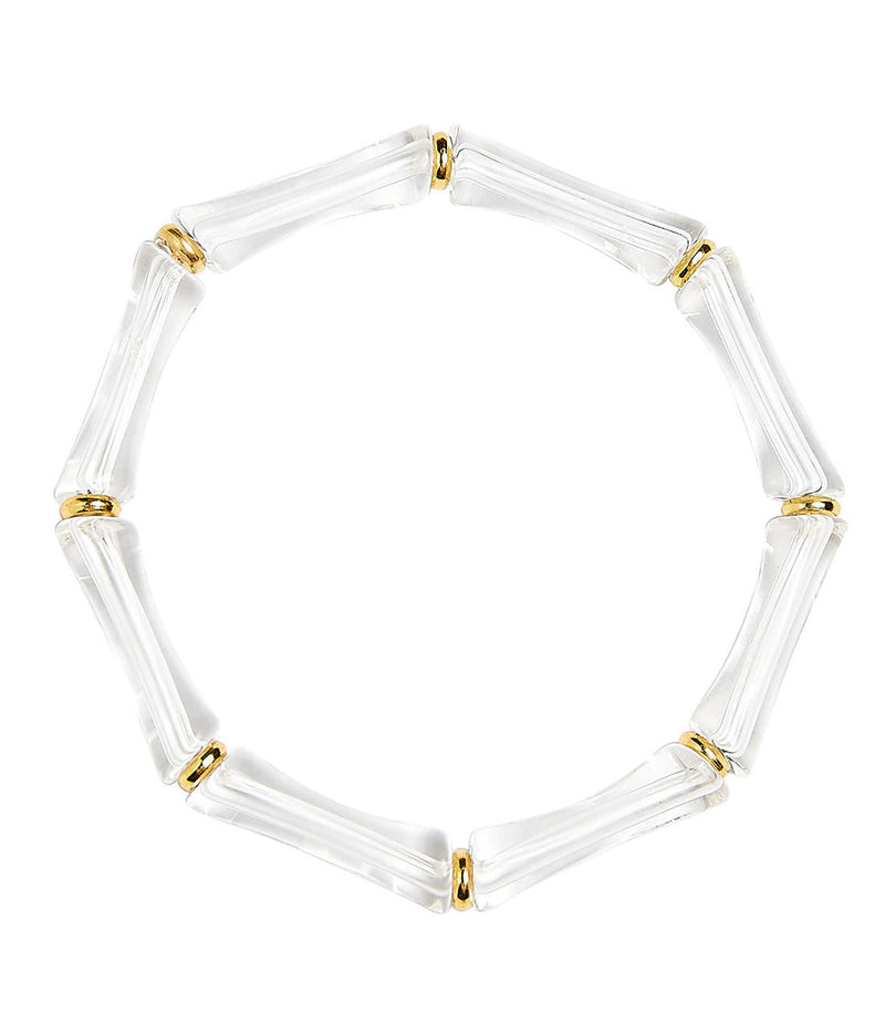Lucy - Bamboo Acrylic Bracelet