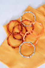 Lucy - Bamboo Acrylic Bracelet