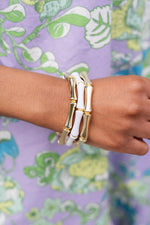 Lucy - Bamboo Acrylic Bracelet
