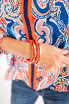 Lucy - Bamboo Acrylic Bracelet