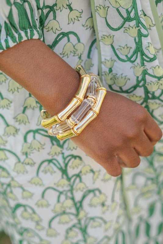 Logan - Bamboo Acrylic Bracelet