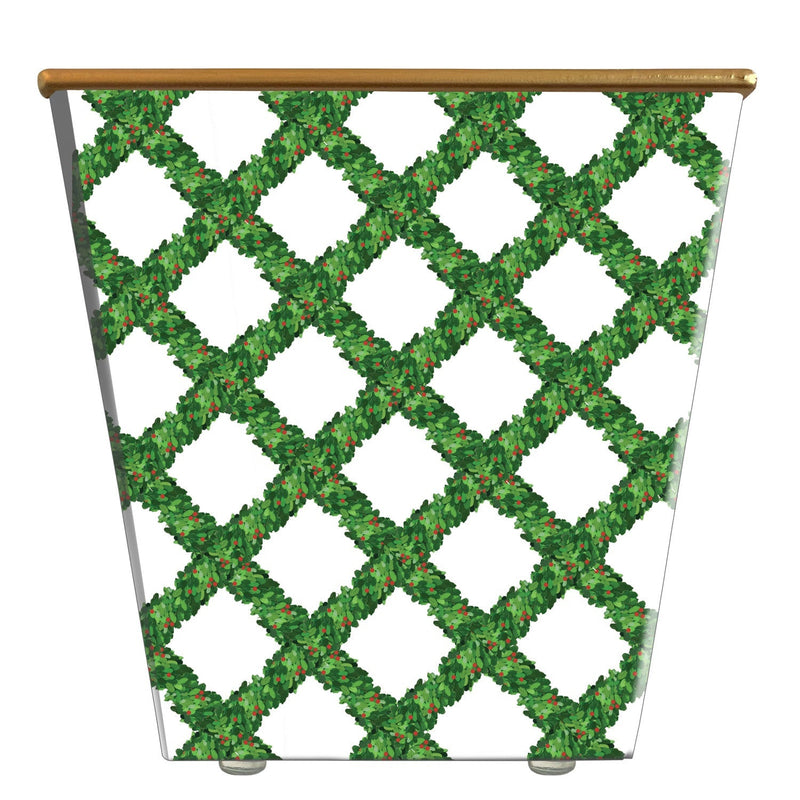WHH Boxwood Trellis Cachepot Candle