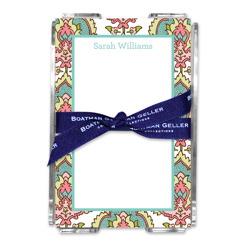 Personalized Note Sheets in Acrylic Cora Spring - Boatman Geller