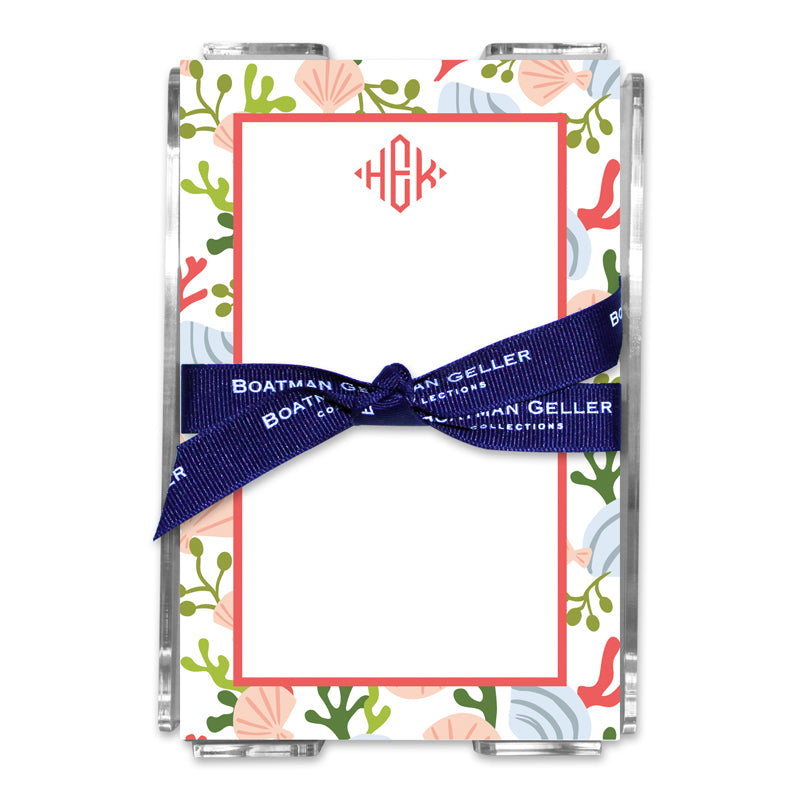Personalized Note Sheets in Acrylic Beachcomber - Boatman Geller