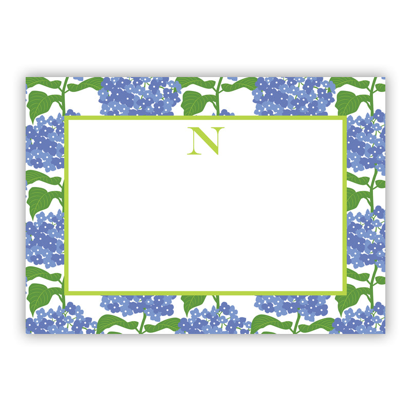Personalized Flat Note Cards Sconset Blue - Boatman Geller