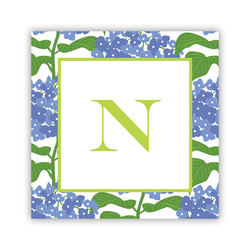 Personalized Square Sticker Sconset Blue by Boatman Geller