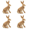 Kaninchen-Serviettenring – 4er-Set