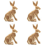 Kaninchen-Serviettenring – 4er-Set