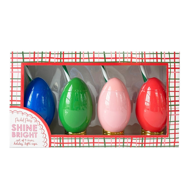 Minglin' ​​Mini Holiday Light Cup 4er-Set