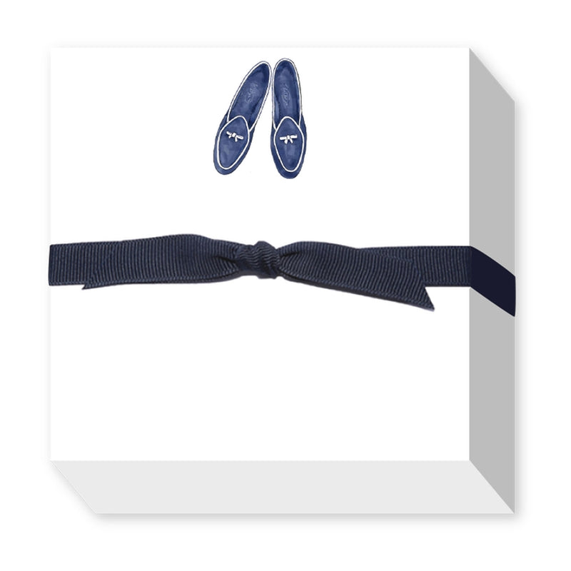 Blue Loafers Square Notepad - Donovan Designs