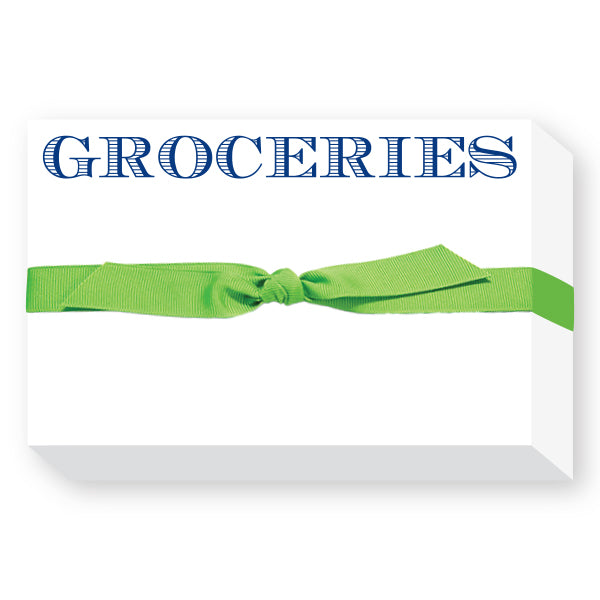 GROCERIES Big and Bold Notepad - Donovan Designs