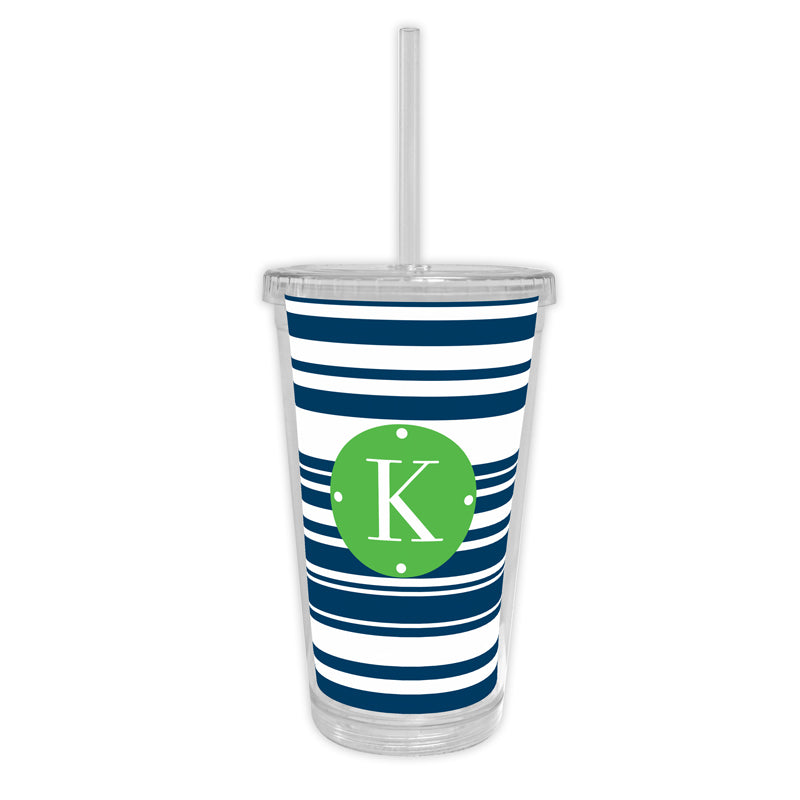 Monogram Beverage Tumbler Block Island - Dabney Lee