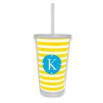 Monogram Beverage Tumbler Cabana - Dabney Lee
