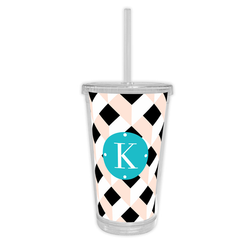Monogram Beverage Tumbler Golden Girl - Dabney Lee