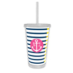 Monogram Beverage Tumbler Twice as Nice - Dabney Lee