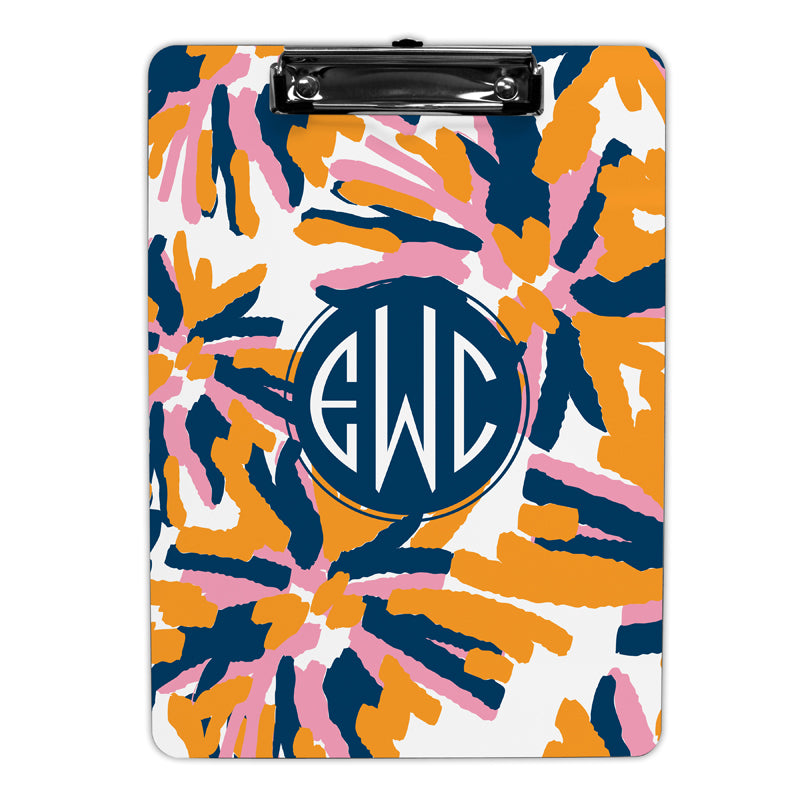 Monogram Clipboard Fireworks - Dabney Lee