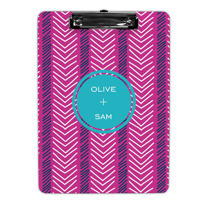 Monogram Clipboard Topstitch - Dabney Lee