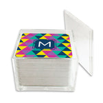 Monogram Paper Drink Coasters Acute - Dabney Lee