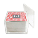 Monogram Paper Drink Coasters Greek Key - Dabney Lee