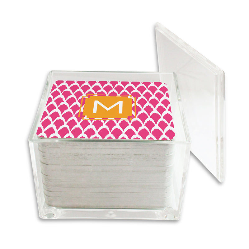 Monogram Paper Drink Coasters Northfork - Dabney Lee
