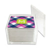 Monogram Paper Drink Coasters Tartan - Dabney Lee