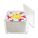 Monogram Paper Drink Coasters Rock Lobster - Dabney Lee