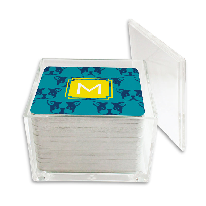 Monogram Paper Drink Coasters Polly - Dabney Lee