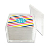 Monogram Paper Drink Coasters Fruit Stripe - Dabney Lee