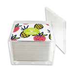 Monogram Paper Drink Coasters Fruity - Dabney Lee