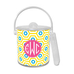 Monogram Ice Bucket Happy Hexagon  - Dabney Lee