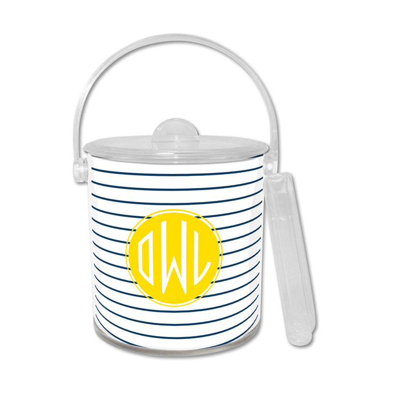 Monogram Ice Bucket Pinny - Dabney Lee