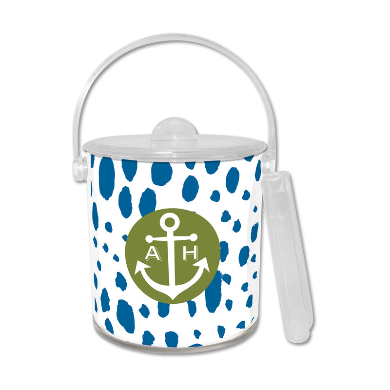 Monogram Ice Bucket Waterdrops - Dabney Lee