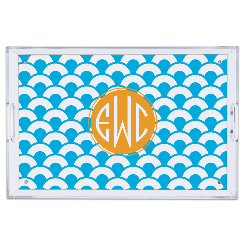 Monogram Lucite Tray Coins - Dabney Lee
