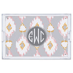 Monogram Lucite Tray Mirage - Dabney Lee