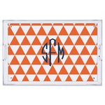 Monogram Lucite Tray Triangles - Dabney Lee