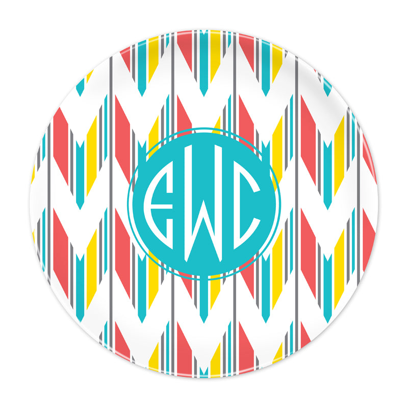 Monogram Plate Elsie - Dabney Lee - Classic Prep Monograms