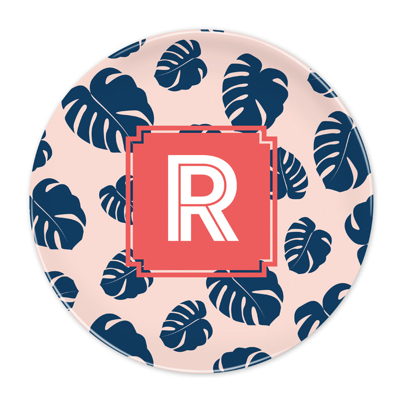 Monogram Plate Fronds - Dabney Lee