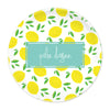 Monogram Plate Life's Lemons - Dabney Lee