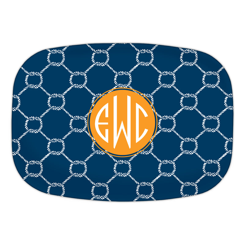 Monogram Platter Rope - Dabney Lee